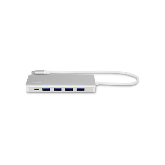LMP Hub USB-C 7 puertos USB 3.0 Plata