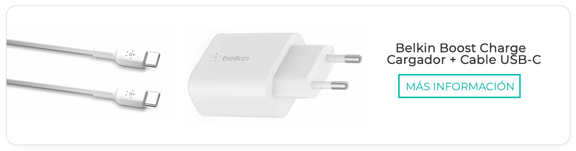 Belkin Boost Charge Cargador pared USB-C 25W Macnificos