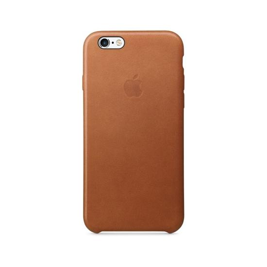 Apple Funda iPhone 6/6s Leather Case Marrón Caramelo