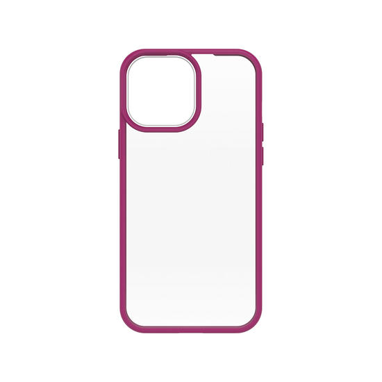 OtterBox React Funda iPhone 13 Pro Max rosa transparente