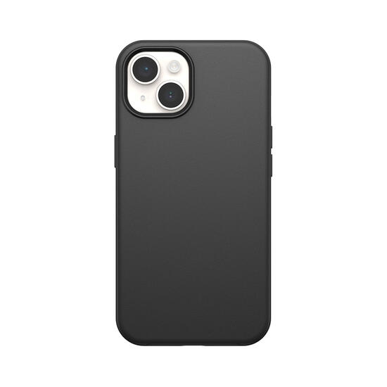 OtterBox Symmetry Series Clear Funda MagSafe para iPhone 15 Pro Max Negro