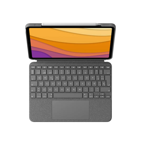 Logitech Combo Touch Funda con teclado iPad Air 10,9" gris