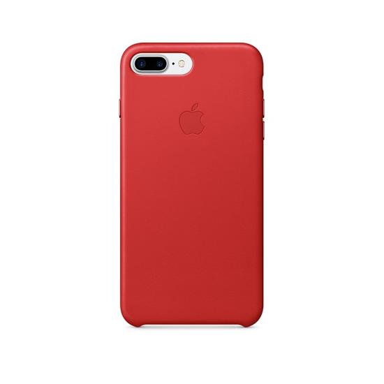 Apple Leather Case Funda iPhone 7 Plus Rojo
