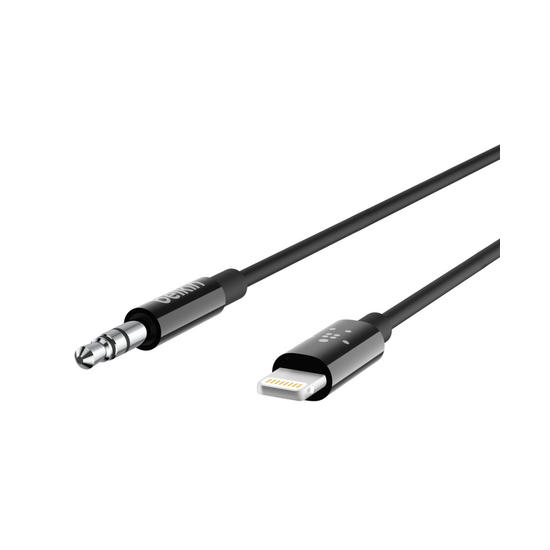 Belkin Cable Audio Lightning a Jack 0,9m Negro