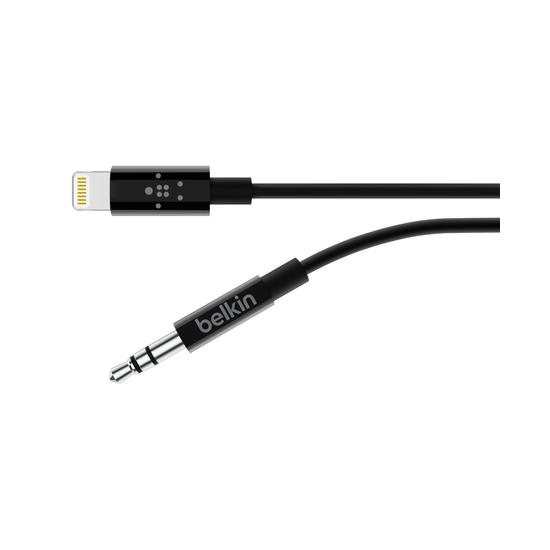Belkin Cable Audio Lightning a Jack 0,9m Negro