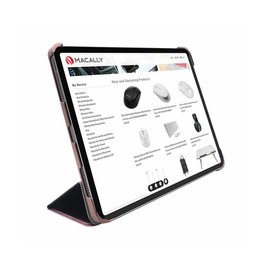 Macally Bookstand Pro 5S Funda iPad Pro 11" (1ª/2ª/3ª gen.) rosa