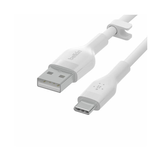 Belkin Boost Charge Cable silicona USB-A a USB-C 1m blanco