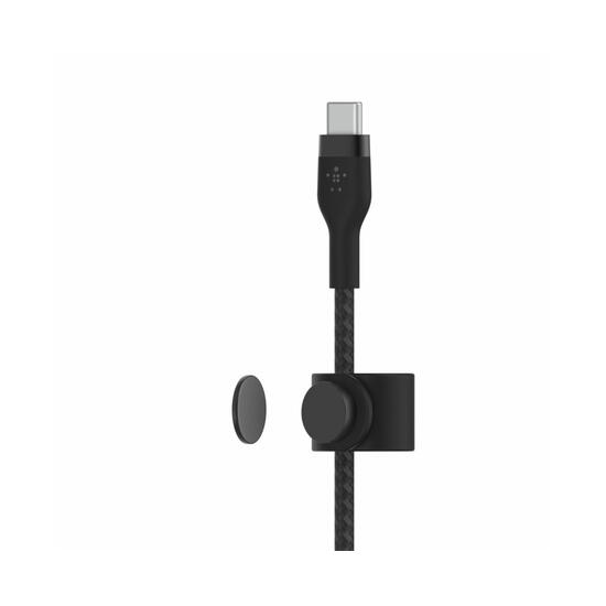 Belkin Boost Charge Pro Flex Cable silicona y trenzado USB-C a USB-C 1m negro