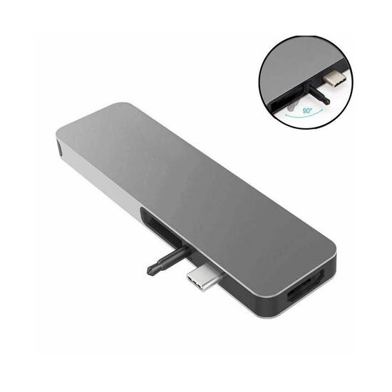 HyperDrive SOLO 7-in-1 Hub USB-C MacBook Pro gris espacial