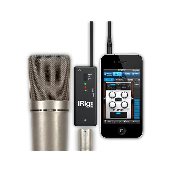 IK Multimedia iRig PRE adaptador micrófono iPhone, iPad y iPod