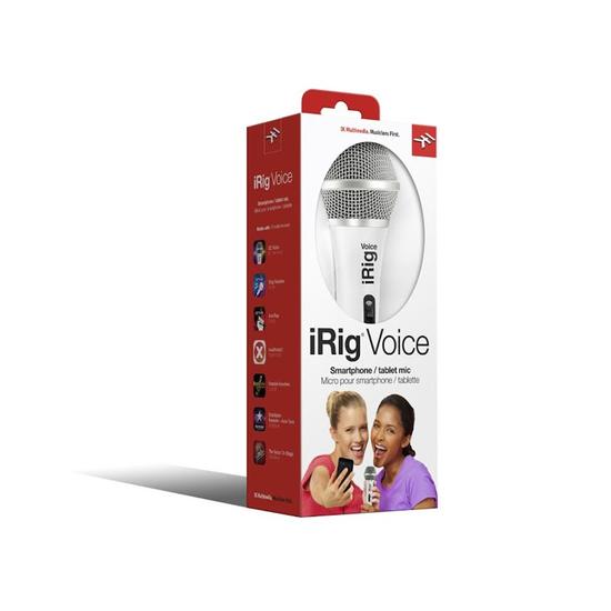 IK Multimedia iRig Voice Micrófono iPhone y iPad Blanco