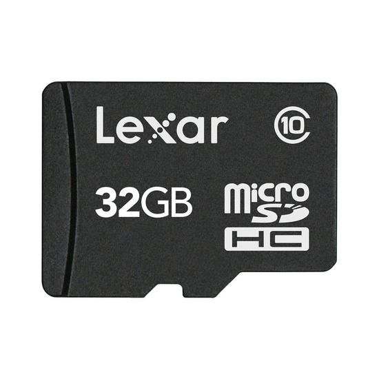 Lexar Tarjeta de memoria microSDHC Clase 10 32GB con adaptador SD
