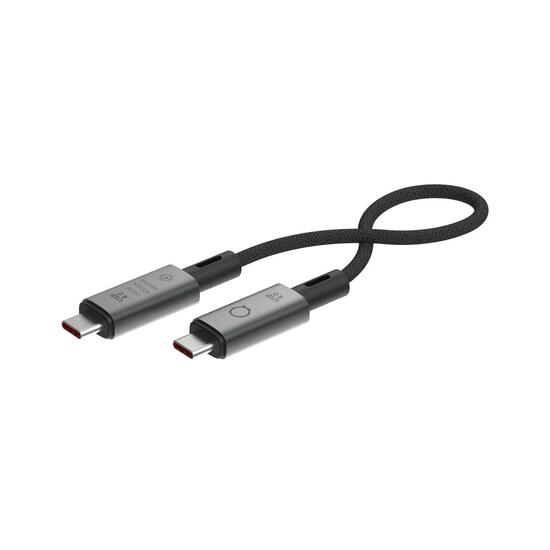 Linq Cable USB4 Pro USB 4.0 a USB 4.0 8K 60Hz 40Gbps PD 240W 0,3m gris espacial