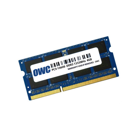 Memoria Mac OWC 4GB SO-DIMM DDR3 1333MHZ