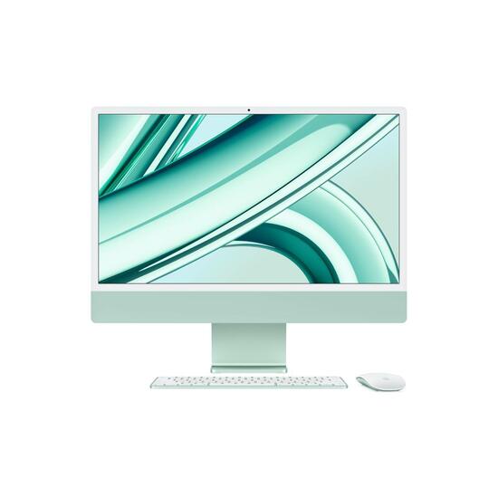 Apple iMac 24" 4,5K Chip M3 | 8GB RAM | 256GB SSD | CPU 8 núcleos | GPU 8 núcleos | Verde