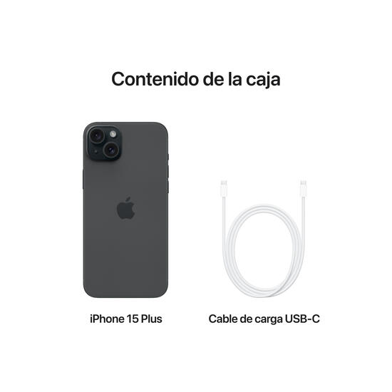 Apple iPhone 15 Plus 128GB Negro