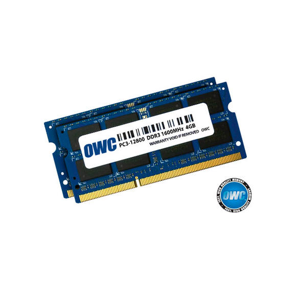 Memoria RAM OWC 8GB (2x4GB) SO-DIMM DDR3L 1600MHz PC3-12800