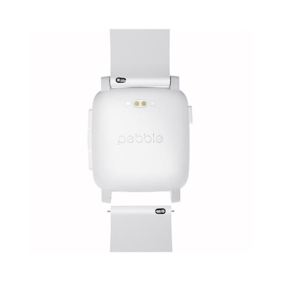 Pebble Time Smartwatch Blanco