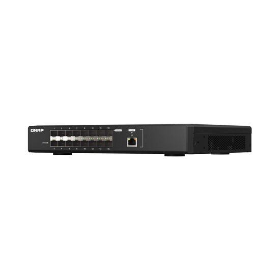 Qnap QSW-M5216-1T Switch 16 puertos SFP28 de 25 GbE + 1 puerto NBASE-T de 10 Gigabit