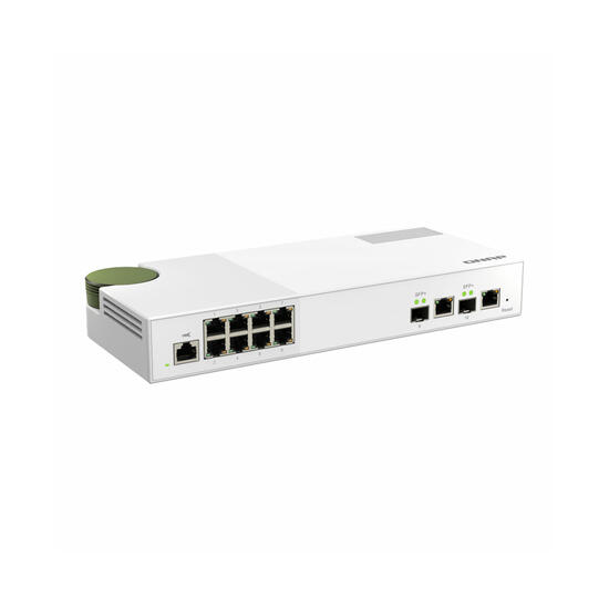 QNAP QSW-M2108-2C Switch Gestionable 10 Gigabit 8 puertos 2,5GbE + 2 10GbE SFP+/RJ-45