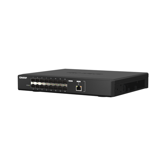 Qnap QSW-M5216-1T Switch 16 puertos SFP28 de 25 GbE + 1 puerto NBASE-T de 10 Gigabit