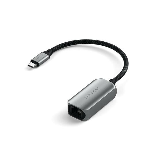 Satechi Adaptador USB-C a Gigabit Ethernet 2.5 gris espacial