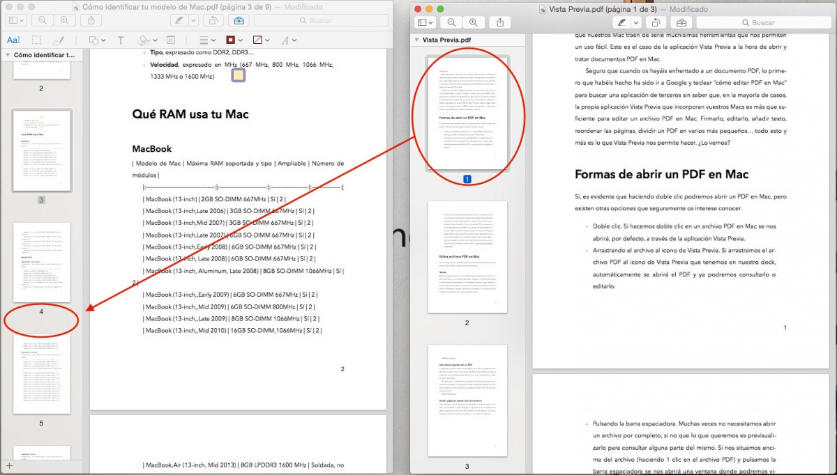 de OS X: editar PDF en Mac