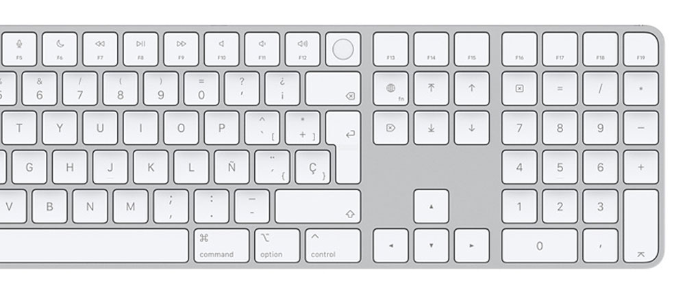 Apple Magic Keyboard con Touch ID y teclado numerico para Mac M1