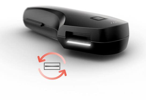 Puerto USB reversible