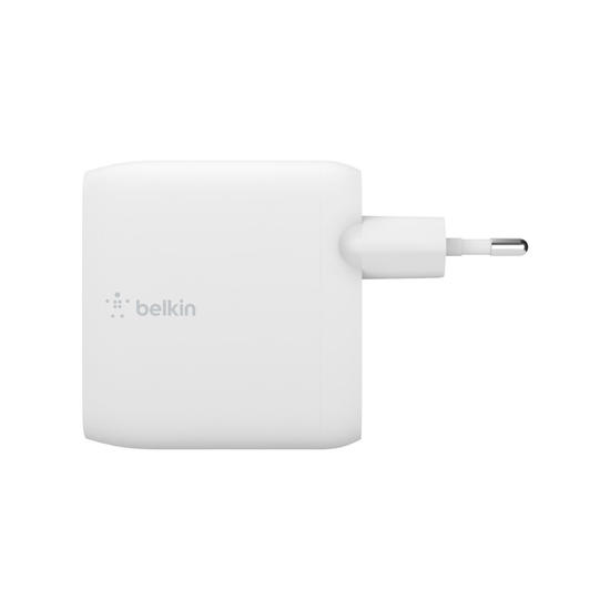 Belkin Boost Charge Cargador Pared Doble GaN 63W USB-C