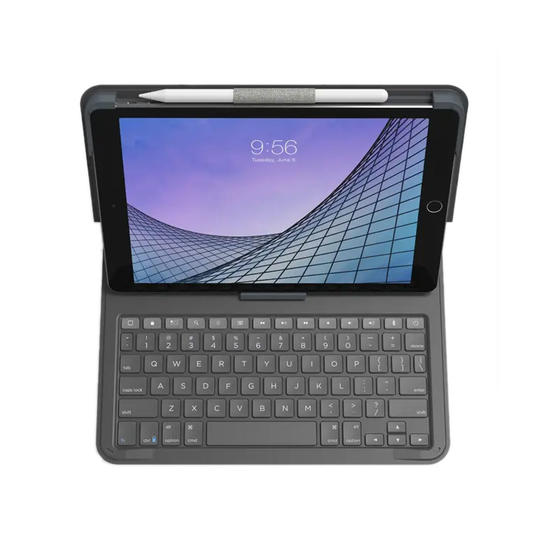 Zagg Messenger Folio 2 Funda con teclado iPad 10,2" (7ª/8ª gen.) Pro/Air 10,5” Gris