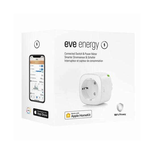 Eve Energy Enchufe y Sensor de Potencia Wireless 4ª gen.