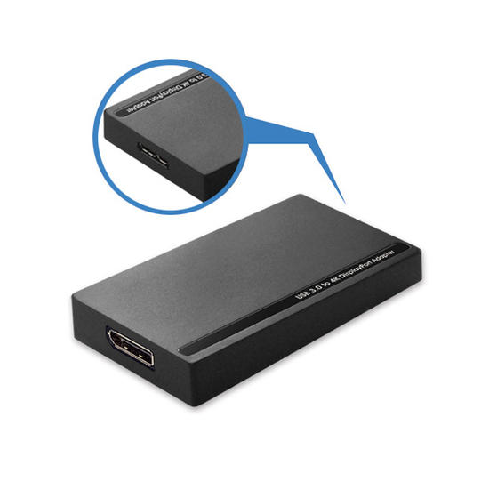 Abierto - NewerTech USB 3.0 a Displayport Adaptador de video 4K