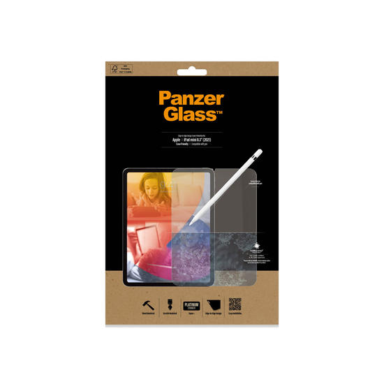 PanzerGlass Protector pantalla antibacteriano iPad mini 6ª gen.