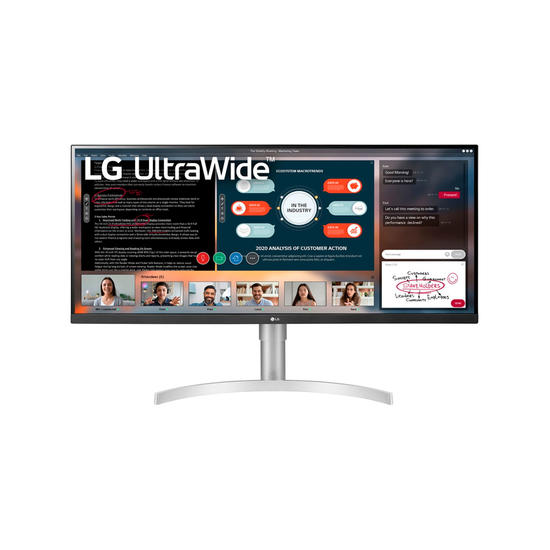 LG 34WN650-W Monitor 34" WFHD 99% sRGB IPS HDR400