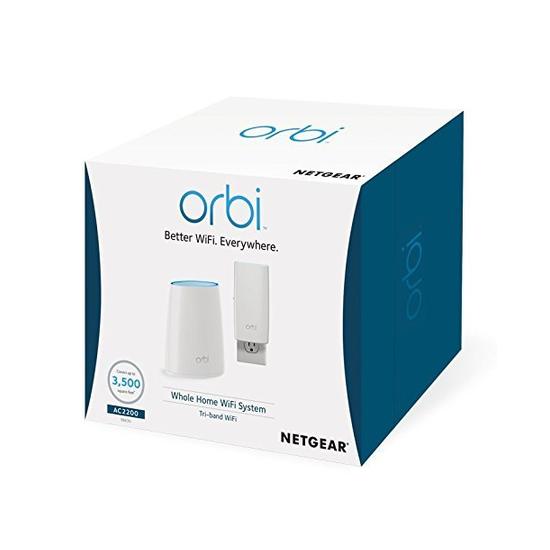 Netgear Orbi Sistema Wifi de red, kit de router compacto y satélite AC2200 200m