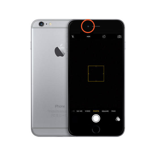 Reparación Cámara y sensor frontal iPhone 6s Plus
