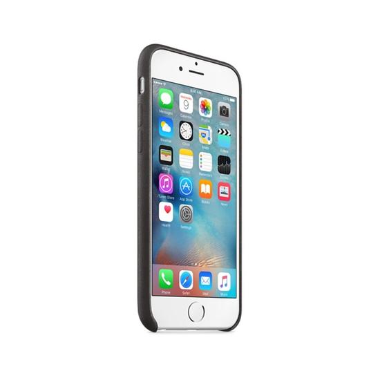 Apple Funda iPhone 6/6s Leather Case Negro