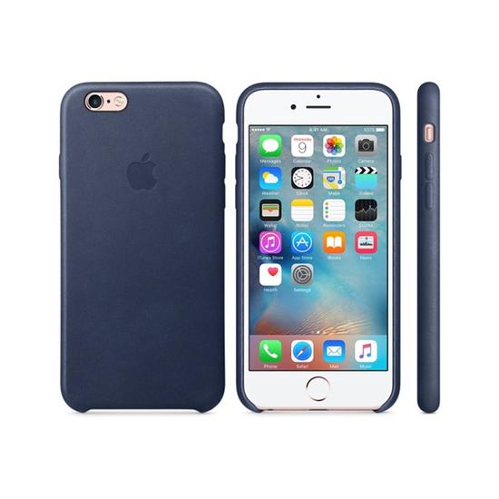 Apple Funda iPhone 6 Plus/6s Plus Leather Case Azul Noche