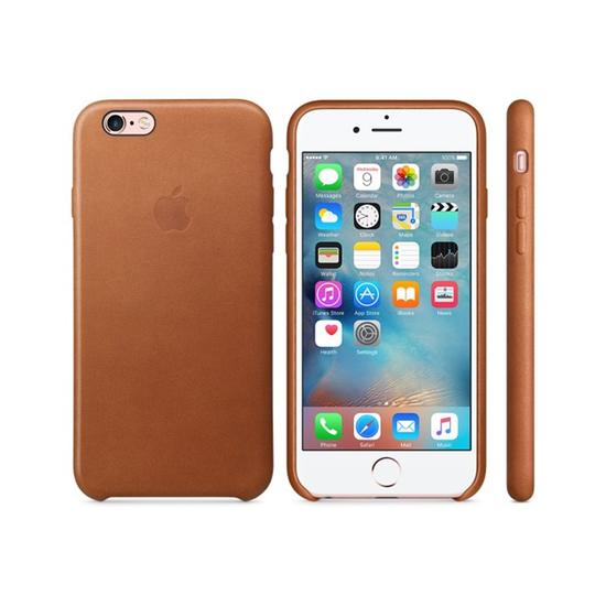 Apple Funda iPhone 6 Plus/6s Plus Leather Case Marrón Caramelo