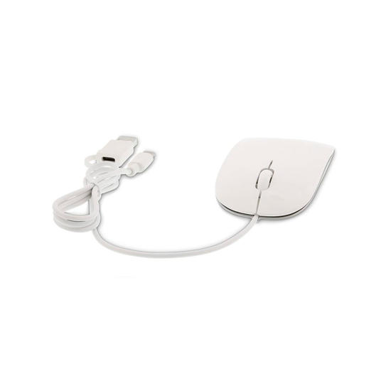LMP Easy Mouse Ratón Mac y PC USB-C y USB-A Blanco