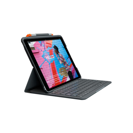 Logitech Slim Folio Funda con teclado iPad 10,2" 8ª / 7ª gen. 