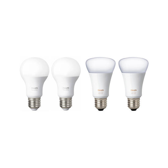 Pack Philips 4 Bombillas E27 ( 2 White + 2 White and Color Ambiance)
