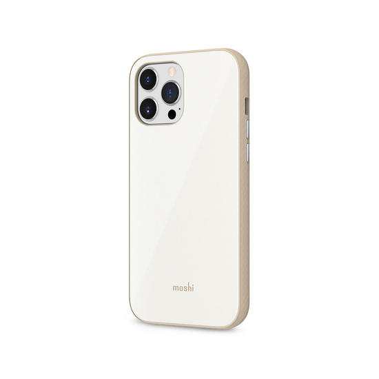 Moshi iGlaze Funda iPhone 13 Pro Max blanco perla
