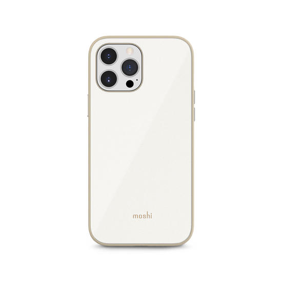 Moshi iGlaze Funda iPhone 13 Pro Max blanco perla