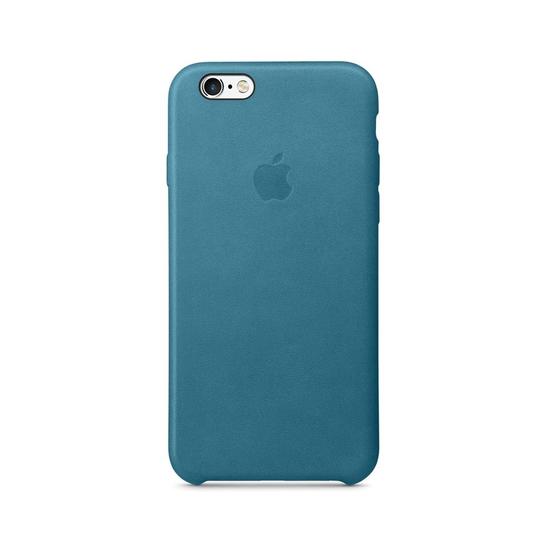 Apple Leather Case iPhone 6/6s Azul Marino