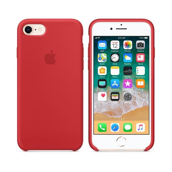 Abierto - Apple Silicon Case Funda iPhone 8 / 7 (PRODUCT) RED