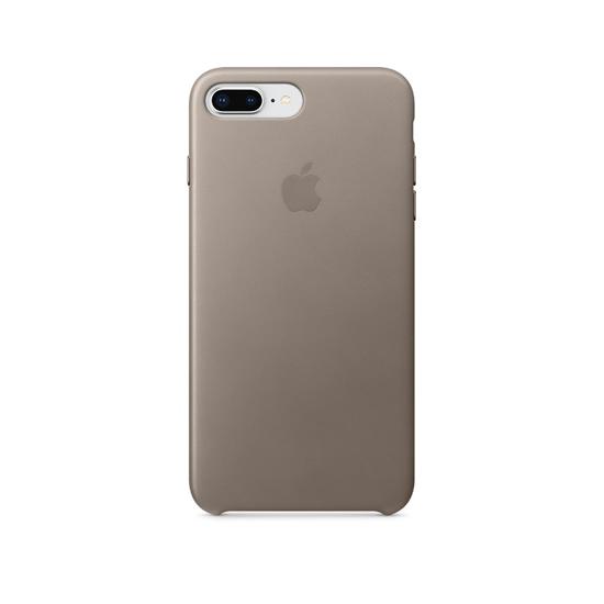 Apple Leather Case Funda piel iPhone 8 Plus / 7 Plus Marrón Topo