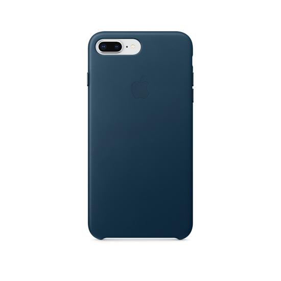 Apple Leather Case Funda piel iPhone 8 Plus / 7 Plus Azul Cosmos