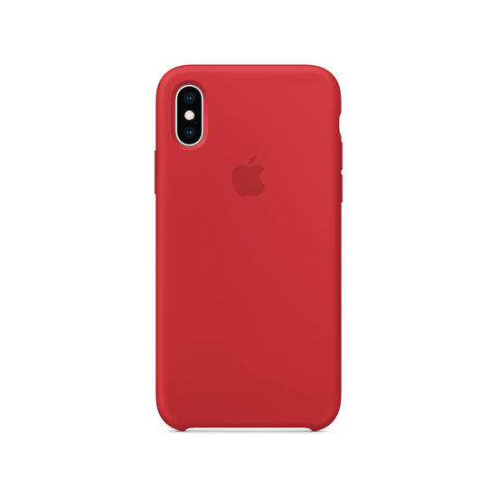 Apple Silicone Case Funda iPhone Xs Max (PRODUCT)RED